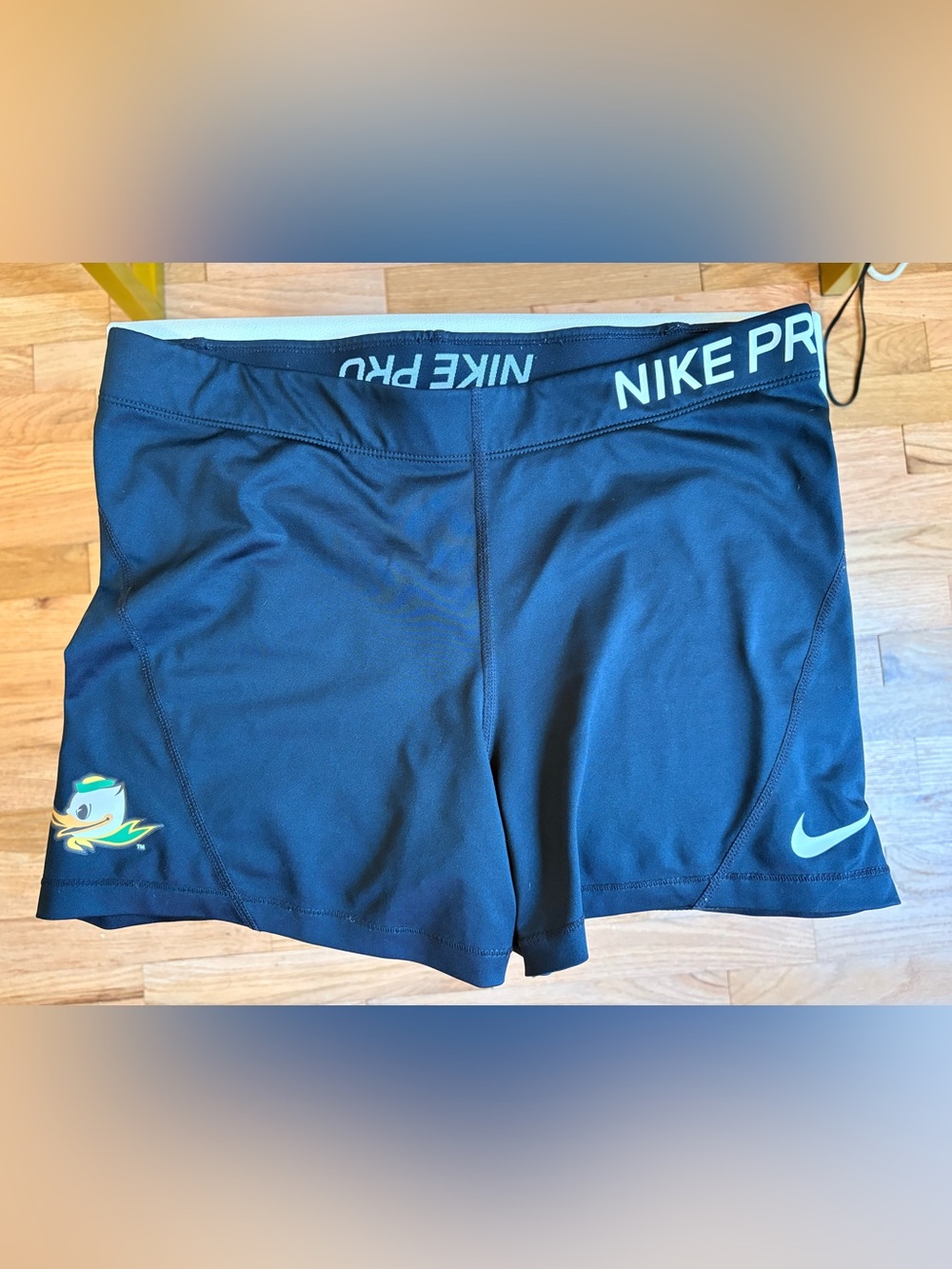 Nike Black Pro Compression Training Shorts Oregon Ducks